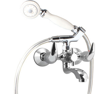 Single Lever - Wall Mixer Telephonic with Crutch and Shower Tube